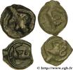 Lot de 4 potins “à la tête diabolique” TURONES (Area of Touraine) c. 80-50 AC. (mm, g, h )