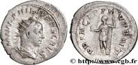 THE MILITARY CRISIS(235 AD to 284 AD) Antoninien PHILIPPUS II Rome 246 (22,5mm, 3,64g, 7h) -