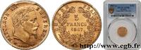 FRANKREICH 5 francs or Napoléon III, tête laurée ZWEITES KAISERREICH Paris 1867 (16,5mm, 1,61g, 6h) -
