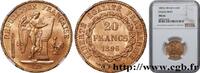 FRANKREICH 20 francs or Génie, Troisième République DRITTE FRANZOSISCHE REPUBLIK Paris 1896 (21mm, 6,45g, 6h) -
