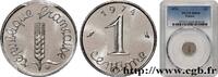 FRANKREICH 1 centime Épi, avec rebord FUNFTE FRANZOSISCHE REPUBLIK Pessac 1974 (15mm, 1,65g, 6h) -
