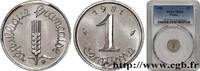 FRANKREICH 1 centime Épi FUNFTE FRANZOSISCHE REPUBLIK Pessac 1981 (15mm, 1,65g, 6h) -