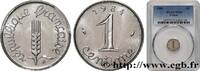 FRANKREICH 1 centime Épi FUNFTE FRANZOSISCHE REPUBLIK Pessac 1984 (15mm, 1,65g, 6h) -