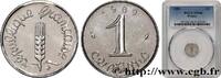 FRANKREICH 1 centime Épi FUNFTE FRANZOSISCHE REPUBLIK Pessac 1989 (15mm, 1,65g, 6h) -