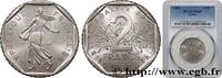 FRANKREICH 2 francs Semeuse, nickel FUNFTE FRANZOSISCHE REPUBLIK Pessac 1985 (26,5mm, 7,50g, 6h) -