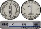 FRANKREICH 1 centime Épi FUNFTE FRANZOSISCHE REPUBLIK Pessac 1990 (15mm, 1,63g, 6h) -