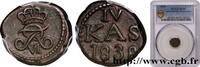 DÄNISCHE-OSTINDIEN IV Kas (4 Cash) pour Tranquebar DÄNISCHE-OSTINDIEN 1838 (13,40mm, 2,49g, 1h) -