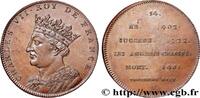 FRANKREICH Règne de CHARLES VII - 54 SÉRIE MÉTALLIQUE DES ROIS DE FRANCE n.d. (32,mm, 13,40g, 12h) -