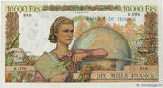 FRANKREICH 10000 Francs GÉNIE FRANÇAIS FRANKREICH 10000 Francs GÉNIE FRANÇAIS 1953 SS -
