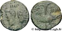 THE JULIO-CLAUDIANS (27 BC to 69 AD) Dupondius COL NEM (as) AUGUSTE et AGRIPPA Nîmes, Gaule c. 10 AC. - 10 AD. (27mm, 12,74g, 10h) -