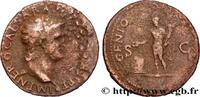 THE JULIO-CLAUDIANS (27 BC to 69 AD) As NERO Lyon 66 (28,5mm, 9,71g, 5h) -