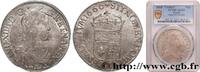FRANKREICH Écu de Navarre, portrait à la mèche longue LOUIS XIV THE SUN KING Saint-Palais 1660 (38mm, g, 6h) -