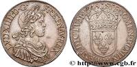 FRANKREICH Écu, portrait à la mèche courte LOUIS XIV THE SUN KING Paris, Monnaie du Louvre 1645 (38,5mm, 27,35g, 6h) -