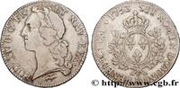 FRANKREICH Écu aux branches d’olivier, tête ceinte d’un bande LOUIS XV THE WELL-BELOVED Lyon 1753 (41,5mm, 29,05g, 6h) -