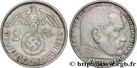 DEUTSCHLAND 2 Reichsmark Maréchal Paul von Hindenburg DEUTSCHLAND Munich 1938 (25mm, 8,03g, 12h) -