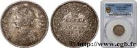 BRITISCH-INDIEN 1/4 Rupee (Roupie) Victoria BRITISCH-INDIEN Calcutta 1876 (19,50mm, 2,86g, 12h) -