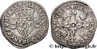 FRANKREICH Douzain aux croissants HENRY II Poitiers 1549 (25,5mm, 2,49g, 1h) -