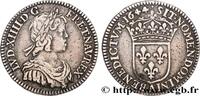 FRANKREICH Douzième d'écu, portrait à la mèche courte LOUIS XIV THE SUN KING Paris, Monnaie de Matignon 1644 (19,5mm, 2,28g, 6h) -