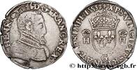 FRANKREICH Teston à la tête nue, 1er type HENRY II Poitiers 1553 (30,5mm, 9,44g, 8h) -