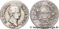 FRANKREICH Quart (de franc) Napoléon Empereur, Calendrier rév GESCHICHTE FRANKREICHS Bordeaux 1805 (15,44mm, 1,25g, 6h) -