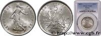FRANKREICH 5 francs Semeuse, nickel FUNFTE FRANZOSISCHE REPUBLIK Pessac 1977 (29mm, 10g, 6h) -