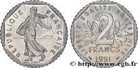 FRANKREICH 2 francs Semeuse, nickel, frappe monnaie FUNFTE FRANZOSISCHE REPUBLIK Pessac 1991 (26,5mm, 7,5g, 6h) -