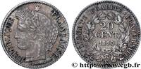 FRANKREICH 20 centimes Cérès, IIe République ZWEITE FRANZOSISCHE REPUBLIK Bordeaux 1850 (15mm, 1,07g, 6h) -