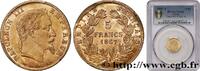 FRANKREICH 5 francs or Napoléon III, tête laurée ZWEITES KAISERREICH Paris 1867 (16,5mm, 1,61g, 6h) -