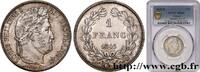 FRANKREICH 1 franc Louis-Philippe, couronne de chêne LUDWIG PHILIPP I Rouen 1845 (23mm, 5,02g, 6h) -