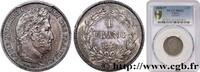 FRANKREICH 1 franc Louis-Philippe, couronne de chêne LUDWIG PHILIPP I Lille 1846 (23mm, 5g, 6h) -
