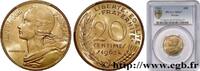 FRANKREICH 20 centimes Marianne FUNFTE FRANZOSISCHE REPUBLIK Paris 1962 (23,48mm, 4g, 6h) -