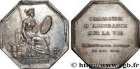 FRANKREICH La France - LA VIE ASSURANCES 1843 (36,5mm, 19g, 12h) -