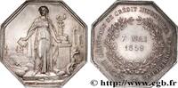 FRANKREICH Société anonyme de crédit industriel et commercial BANQUES s.l. 1859 (35,5mm, 21g, 12h) -