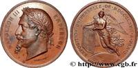 FRANKREICH Médaille, Exposition universelle EXPOSITIONS UNIVERSELLES 75 - Paris 1867 (36,5mm, 61,01g, 12h) -