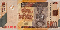 DEMOKRATISCHE REPUBLIK KONGO 5000 Francs DEMOKRATISCHE REPUBLIK KONGO 5000 Francs 2022 fST+ -