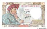 FRANKREICH 50 Francs JACQUES CŒUR FRANKREICH 50 Francs JACQUES CŒUR 1941 VZ -
