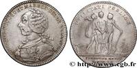 FRANKREICH Jeton AR 29, Charles Louis Auguste Foucquet, duc d NOBLESSE DE BRETAGNE 1760 (30mm, 10,03g, 6h) -