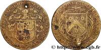 FRANKREICH Jeton en cuivre jaune 26, Charles de Perrochel NOBLESSE DU MAINE n.d. (27mm, 6,99g, 6h) -