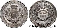 FRANKREICH Médaille, La bastidienne, Concours de tir TIR ET ARQUEBUSE 33 - Bordeaux 1888 (41,5mm, 35,25g, 12h) -
