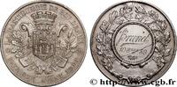 FRANKREICH Médaille, Tir pour la Bastidienne TIR ET ARQUEBUSE 33 - Bordeaux 1889 (36,50mm, 19,19g, 12h) -