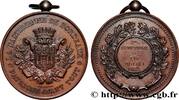 FRANKREICH Médaille, Tir pour la Bastidienne TIR ET ARQUEBUSE 33 - Bordeaux 1885 (46mm, 35,61g, 12h) -
