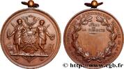 FRANKREICH Médaille, Société de gymnastique et d’instruction TIR ET ARQUEBUSE 33 - Gironde n.d. (46,5mm, 30,23g, 12h) -