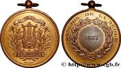FRANKREICH Médaille, Orphéon de la Réole MUSIQUE, ARTS ET CONCERTS 33 - La Réole 1885 (48mm, 35,78g, 12h) -