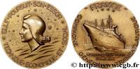FRANKREICH Médaille, Paquebot France MER ET MARINE : PAQUEBOTS, NAVIRES, BATEAUX 76 - Le Havre 1962 (52,50mm, 68,37g, 12h) -