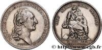 FRANKREICH Médaille, Mort du roi LOUIS XVI Berlin 1793 (34mm, 13,90g, 12h) -