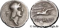 THE REPUBLIC (280 BC to 27 BC) Denier CALPURNIUS Rome 90 AC. (17,5mm, 3,04g, 12h) -