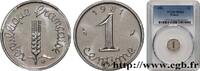 FRANKREICH 1 centime Épi FUNFTE FRANZOSISCHE REPUBLIK Pessac 1981 (15mm, 1,65g, 6h) -