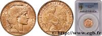 FRANKREICH 20 francs or Coq, Dieu protège la France DRITTE FRANZOSISCHE REPUBLIK Paris 1903 (21mm, 6,45g, 6h) -