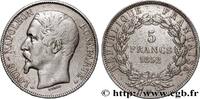 FRANKREICH 5 francs Louis-Napoléon ZWEITE FRANZOSISCHE REPUBLIK Strasbourg 1852 (37mm, 24,73g, 6h) -