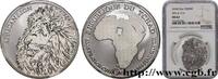 TSCHAD 5000 Francs CFA, Lion Africain TSCHAD Paris 2018 (38,1mm, 31,1g, 12h) -